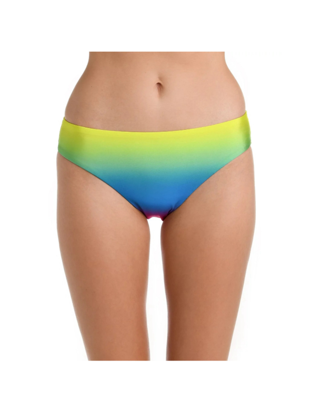 La Blanca Women's 10 Ombre Multicolor Setting Sun Basic Hipster Bottoms NWT
